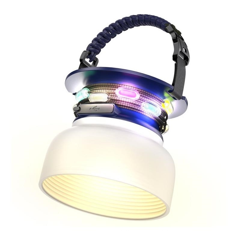 LED RGB Tragbare, aufladbare Solarleuchte mit LED-Kette LED/10W/5V 3600 mAh IP65 3600 mAh