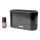 LED RGB Ultraschall Aroma-Diffusor und Luftbefeuchter mit Beleuchtung 180ml Schwarz