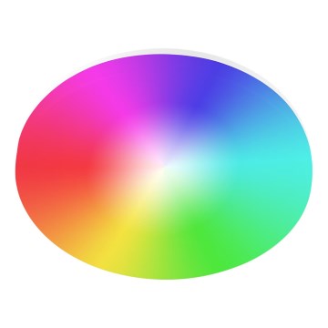 LED RGBW dimmbare Badezimmer-Deckenleuchte LED/15W/230V 3000-6500K Ø 22 cm IP54 weiß Wi-Fi