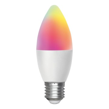 LED RGBW dimmbare Glühbirne C37 E27/4,9W/230V 2700-6500K - Aigostar