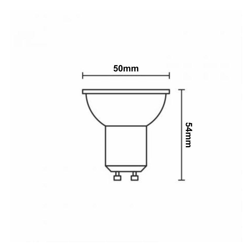 LED RGBW Dimmbar Lampe GU10/4,5W/230V 2700-6500K Wi-Fi Tuya