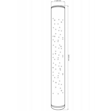 LED RGBW dimmbare Stehlampe STELLA LED/12W/230V + Fernbedienung