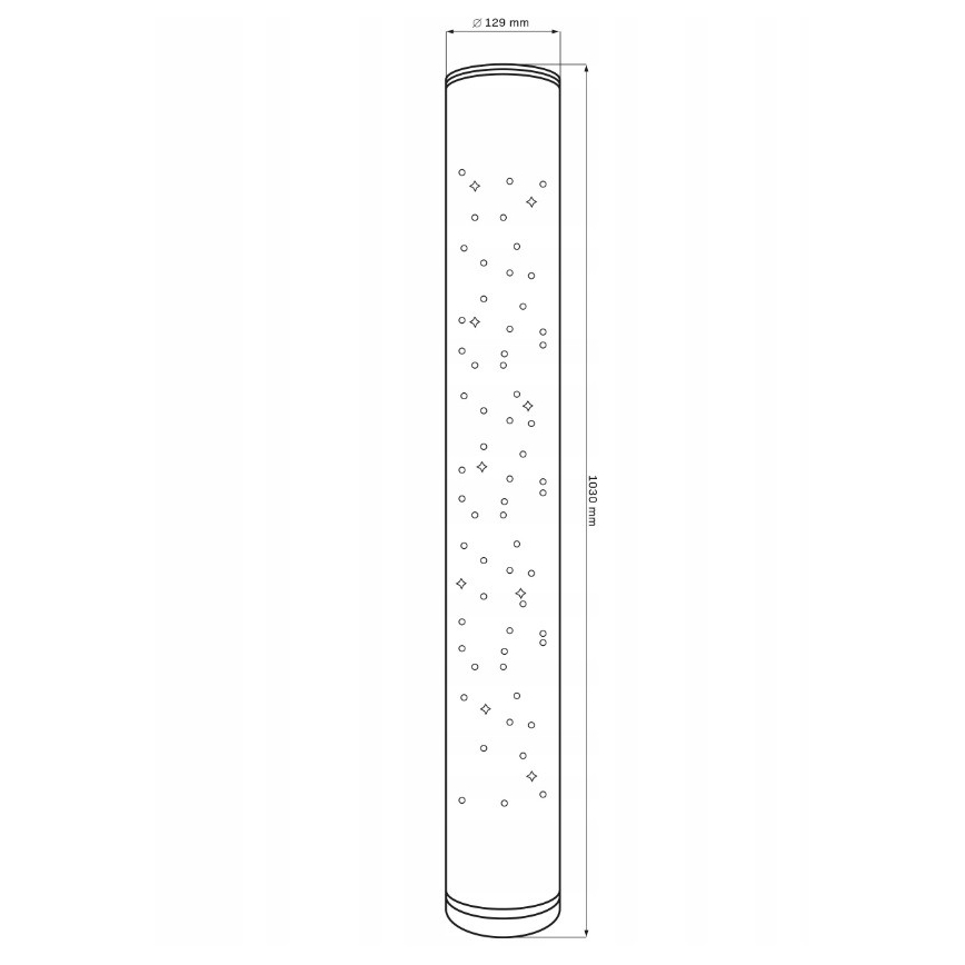 LED RGBW dimmbare Stehlampe STELLA LED/12W/230V + Fernbedienung