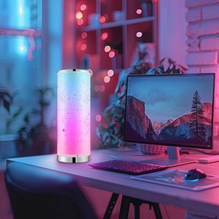 LED RGBW dimmbare Tischlampe STELLA MINI LED/5W/5V + Fernbedienung