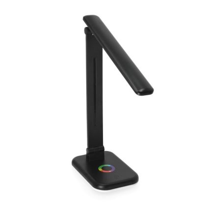 LED RGBW Dimmbare Tischleuchte NOBLITE LED/7W/5V 3000/4000/6500K schwarz