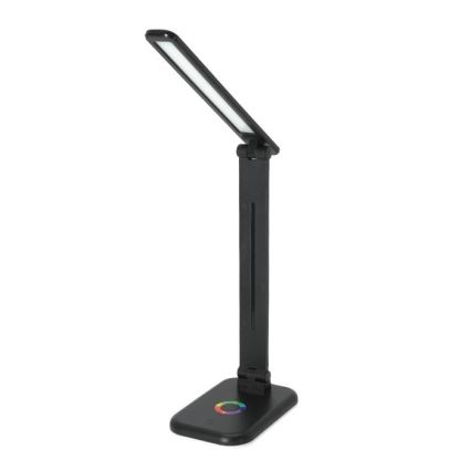 LED RGBW Dimmbare Tischleuchte NOBLITE LED/7W/5V 3000/4000/6500K schwarz