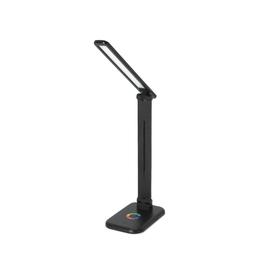 LED RGBW Dimmbare Tischleuchte NOBLITE LED/7W/5V 3000/4000/6500K schwarz