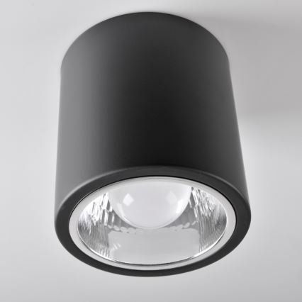 LED RGBW dimmbarer Deckenspot JUPITER 1xE27/6,5W/230V 2700-6500K Wi-Fi Ø13 cm schwarz