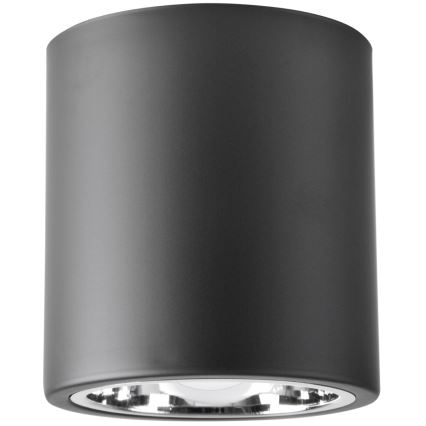 LED RGBW dimmbarer Deckenspot JUPITER 1xE27/6,5W/230V 2700-6500K Wi-Fi Ø13 cm schwarz