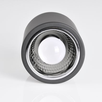 LED RGBW dimmbarer Deckenspot JUPITER 1xE27/6,5W/230V 2700-6500K Wi-Fi Ø13 cm schwarz