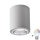 LED RGBW dimmbarer Einbaustrahler JUPITER 1xE27/6,5W/230V 2700-6500K Wi-Fi Ø 9,8 cm grau