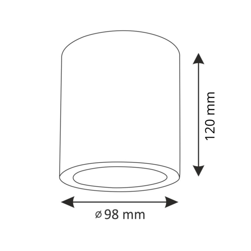 LED RGBW dimmbarer Einbaustrahler JUPITER 1xE27/6,5W/230V 2700-6500K Wi-Fi Ø 9,8 cm weiß
