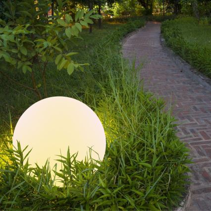 LED RGBW Solarleuchte BALL LED/3,2V 500 mAh d 30 cm IP65 + Fernbedienung