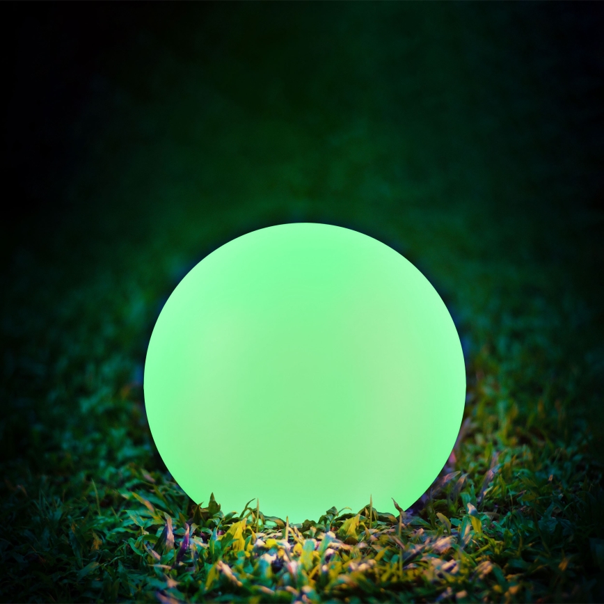 LED RGBW Solarleuchte BALL LED/3,2V 500 mAh d 30 cm IP65 + Fernbedienung