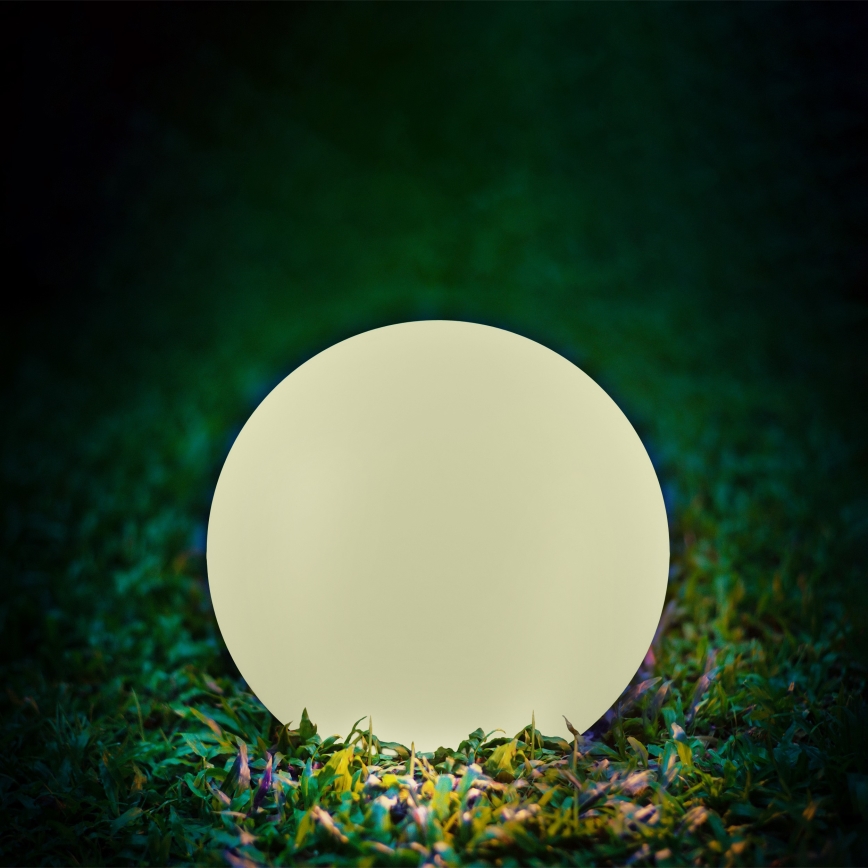 LED RGBW Solarleuchte BALL LED/3,2V 500 mAh d 30 cm IP65 + Fernbedienung