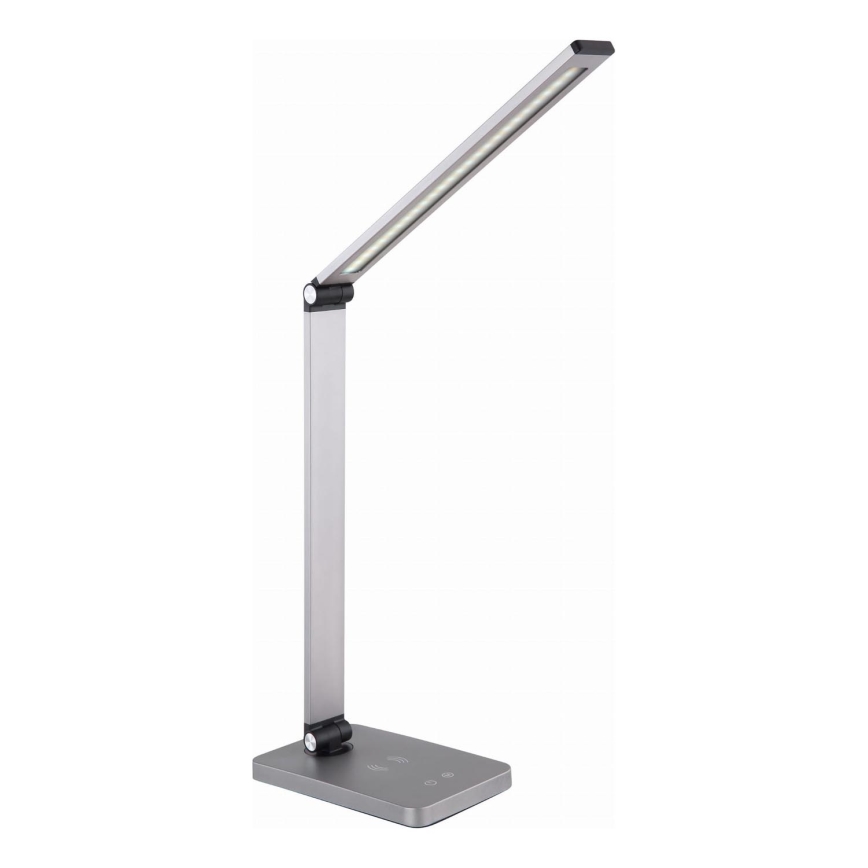 LED Schreibtischlampe mit kabellosem Ladegerät LED/10W/230V 3000/4000/4500/5000/6000K mattchrom