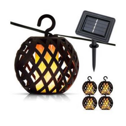 LED Solar-Lichterkette 60xLED/2m 400 mAh IP44