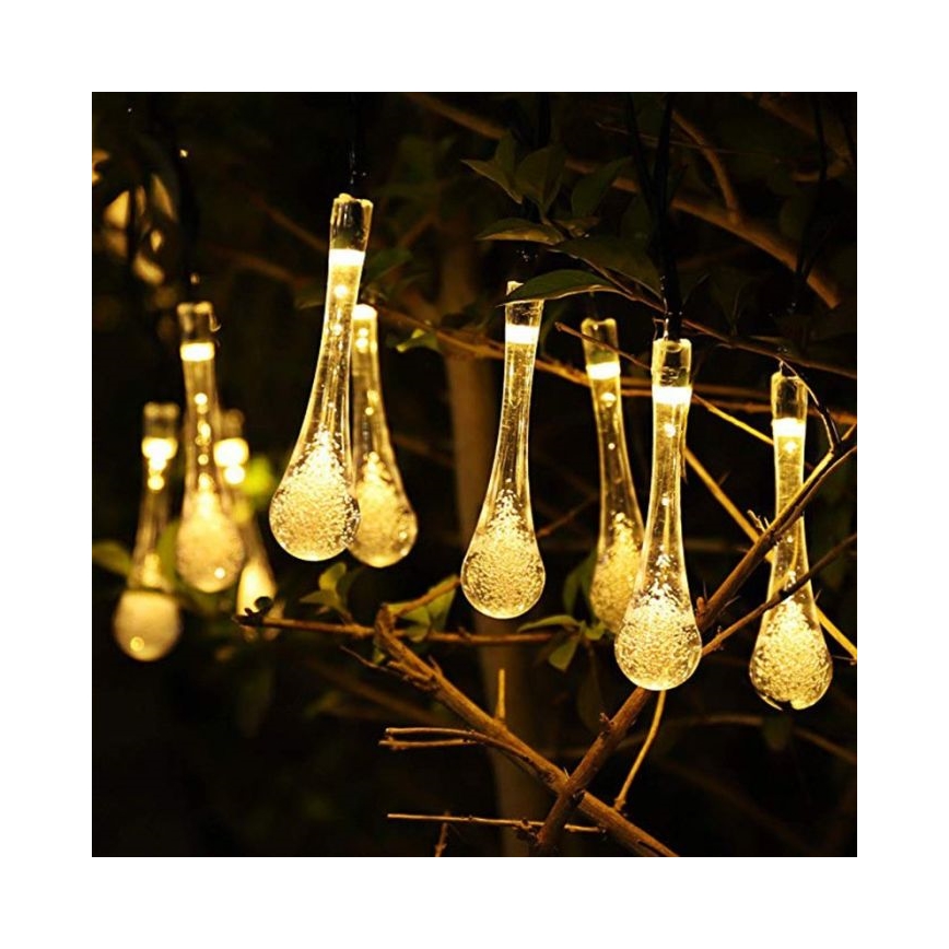 LED Solar-Lichterkette mit Dämmerungssensor 20xLED/0,72W/1,2V 600 mAh 4,7m IP44