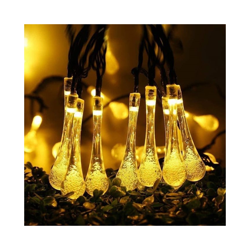 LED Solar-Lichterkette mit Dämmerungssensor 20xLED/0,72W/1,2V 600 mAh 4,7m IP44
