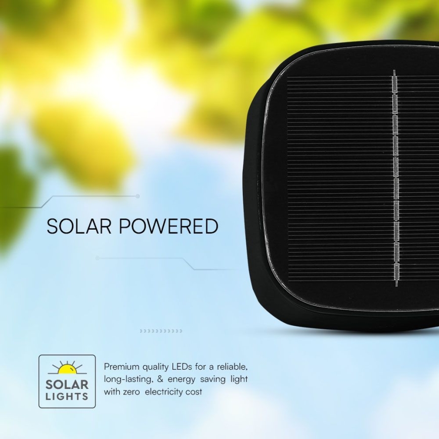 LED Solar-Dimmbar Magnetische Touch-Lade-Tischlampe LED/5W/5V 3000-6000K 3600 mAh IP65 Schwarz