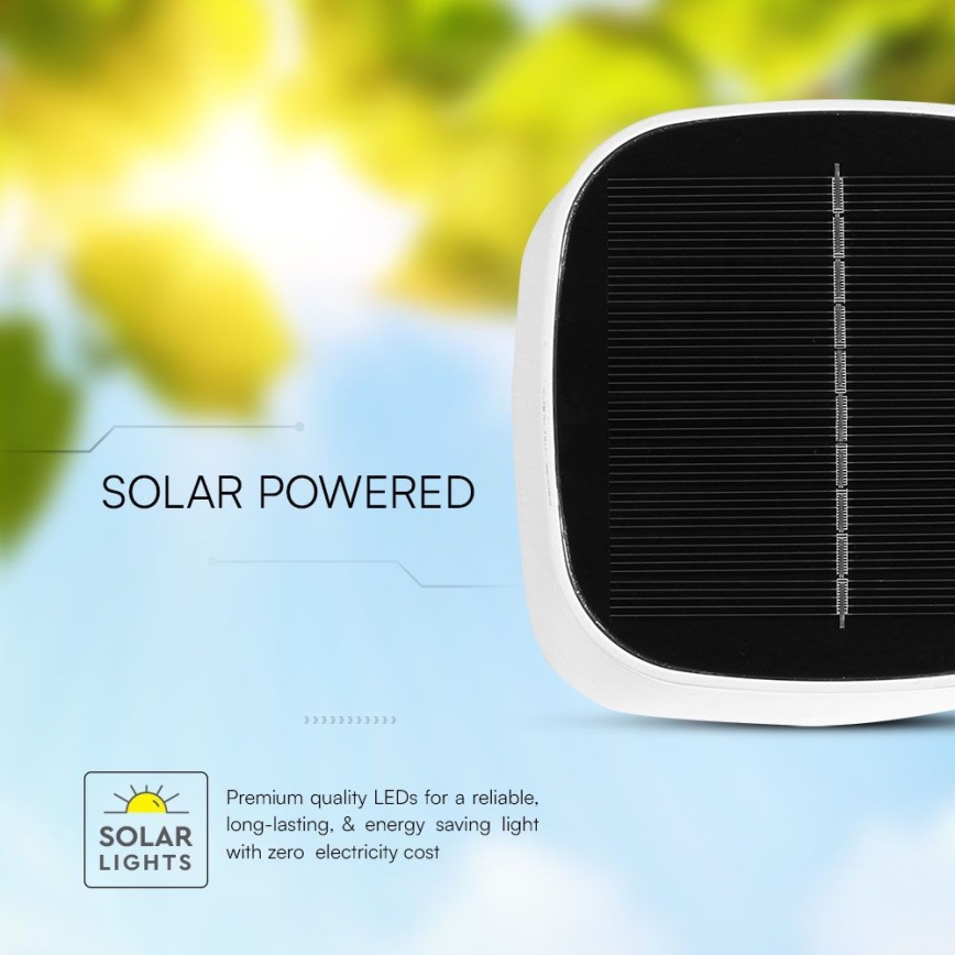 LED Solar dimmbare magnetische Touch-Ladestandleuchte LED/5W/5V 3000-6000K 3600 mAh IP65 weiß