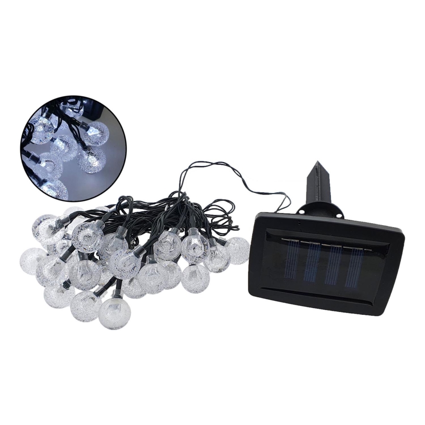 LED Solar-Outdoor-Lichterkette 30xLED/1,2V 300 mAh 6,5 m IP44