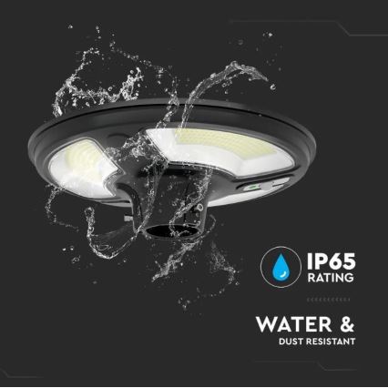 LED Solar-Straßenleuchte mit Sensor LED/10W/3,2V 6500K IP65 25000 mAh + Fernbedienung