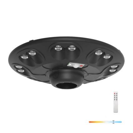LED Solar Straßenlampe mit Sensor LUVIA LED/15W/3,2V 6500K IP54 5400 mAh + Fernbedienung
