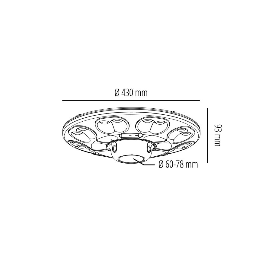 LED Solar Straßenlampe mit Sensor LUVIA LED/15W/3,2V 6500K IP54 5400 mAh + Fernbedienung