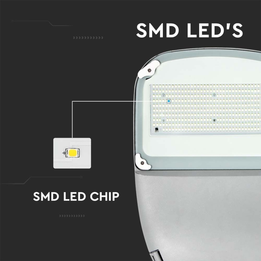 LED dimmbare Solar-Straßenleuchte SAMSUNG CHIP LED/50W/6,4V 4000K IP65 30000 mAh + Fernbedienung