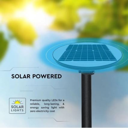 LED-Solar-Straßenlaterne mit Sensor LED/10W/3,2V 6500K IP65 25000 mAh + Fernbedienung