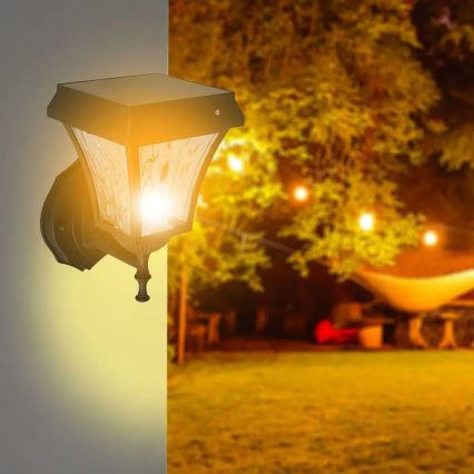 LED Solar-Wandleuchte 3in1 LED/2W/5,5V 3000K/6000K IP65 2200 mAh