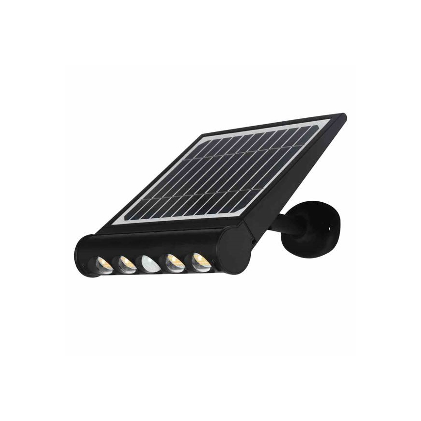 LED Solar-Wandleuchte mit Bewegungs- und Dämmerungssensor LED/8W/3,7V 4000 mAh 4000K IP65