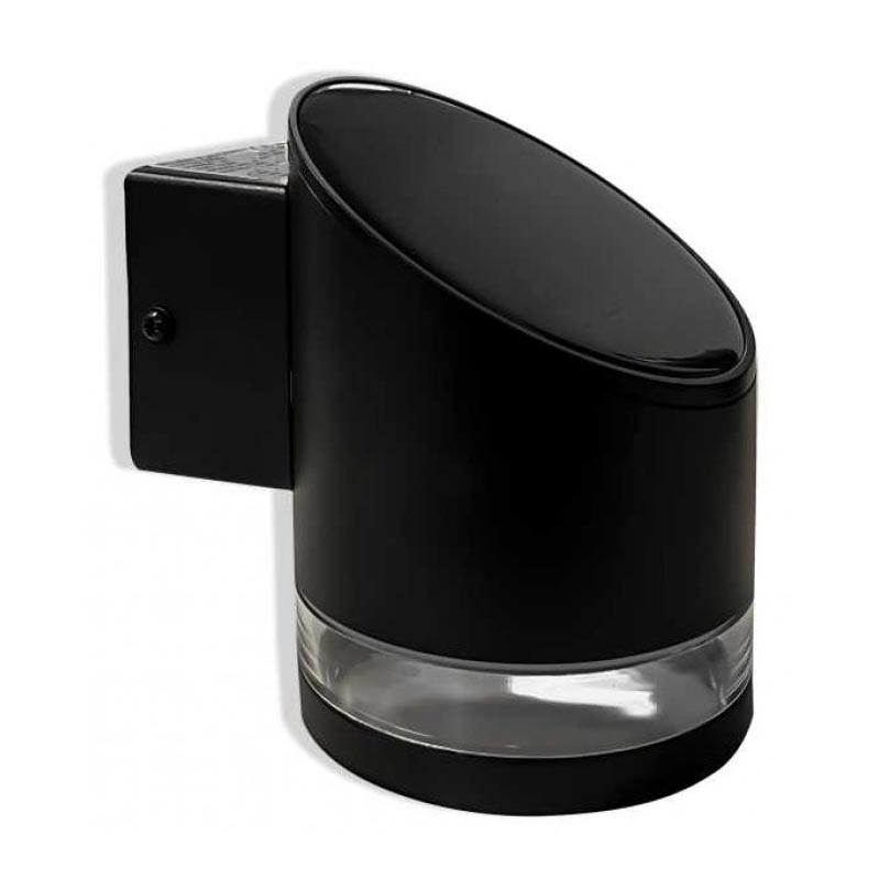 LED-Solar-Wandleuchte für den Außenbereich LED/1W/3,7V 3000K IP54 1200 mAh schwarz