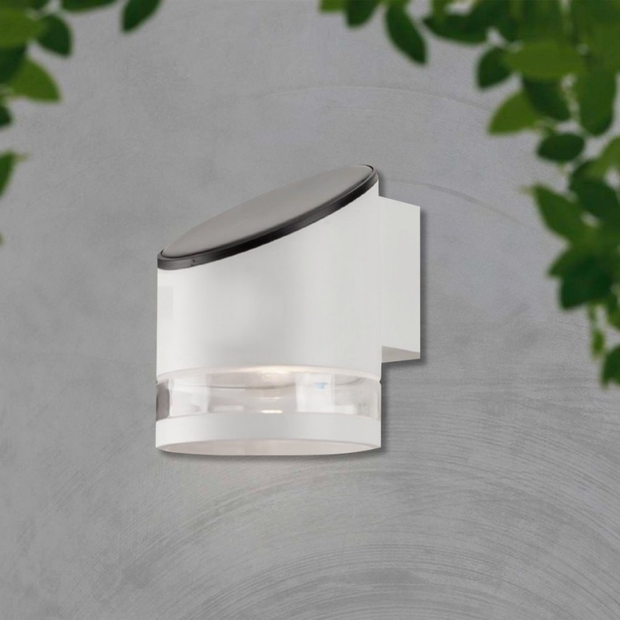 LED-Solar-Wandleuchte für den Außenbereich LED/1W/3,7V 3000K IP54 weiß