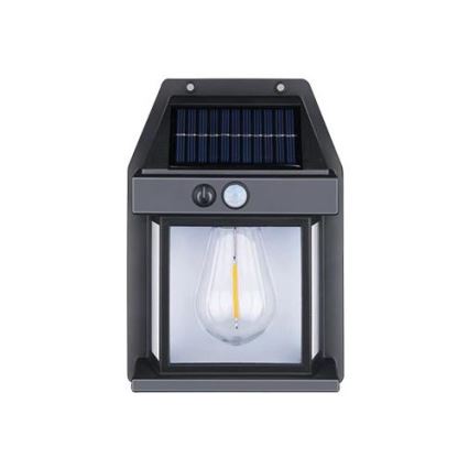 LED-Solar-Wandleuchte für den Außenbereich mit Sensor LED/1W/230V 1200 mAh IP65