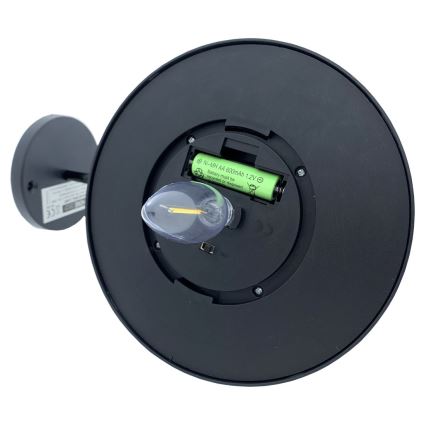 LED Solar-Wandleuchte LED/0,5W/1,2V 600 mAh IP44 schwarz