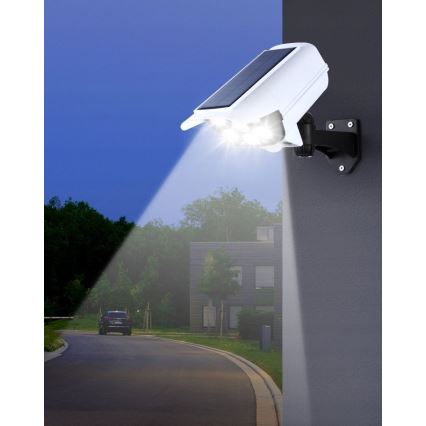 LED Solar-Attrappe einer Sicherheitskamera mit Sensor KAMERA LED/1W/3,7V 1200 mAh IP44 + Fernbedienung