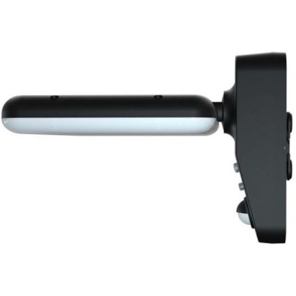LED Solar-Wandleuchte mit Sensor LED/15W/3,2V 4000K/6000K IP65 6000 mAh Schwarz
