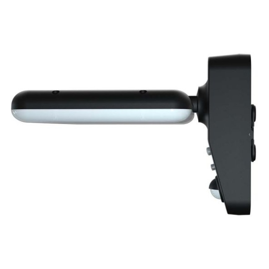 LED Solar-Wandleuchte mit Sensor LED/15W/3,2V 4000K/6000K IP65 6000 mAh Schwarz