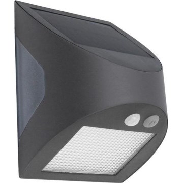 LED Solar-Wandleuchte mit Sensor LED/3W/3,7V 3000/4000K 1200 mAh IP54 anthrazit