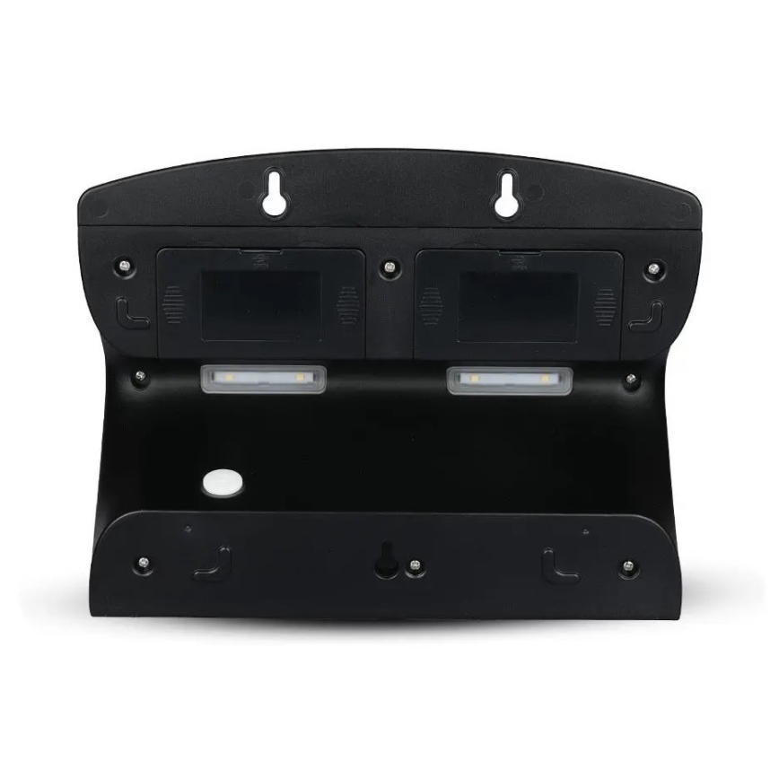 LED-Solar-Wandleuchte mit Sensor LED/7W/3,7V 4000K IP65 schwarz