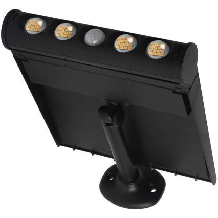 LED Solar-Wandleuchte mit Sensor LED/8W/3,7V IP65 4000K 4000 mAh