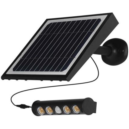 LED Solar-Wandleuchte mit Sensor LED/8W/3,7V IP65 4000K 4000 mAh