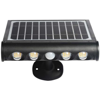 LED Solar-Wandleuchte mit Sensor LED/8W/3,7V IP65 4000K 4000 mAh
