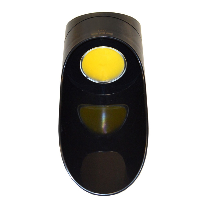 LED Solar-Wandleuchte PALESA LED/1W/3,7V IP65 1800 mAh schwarz