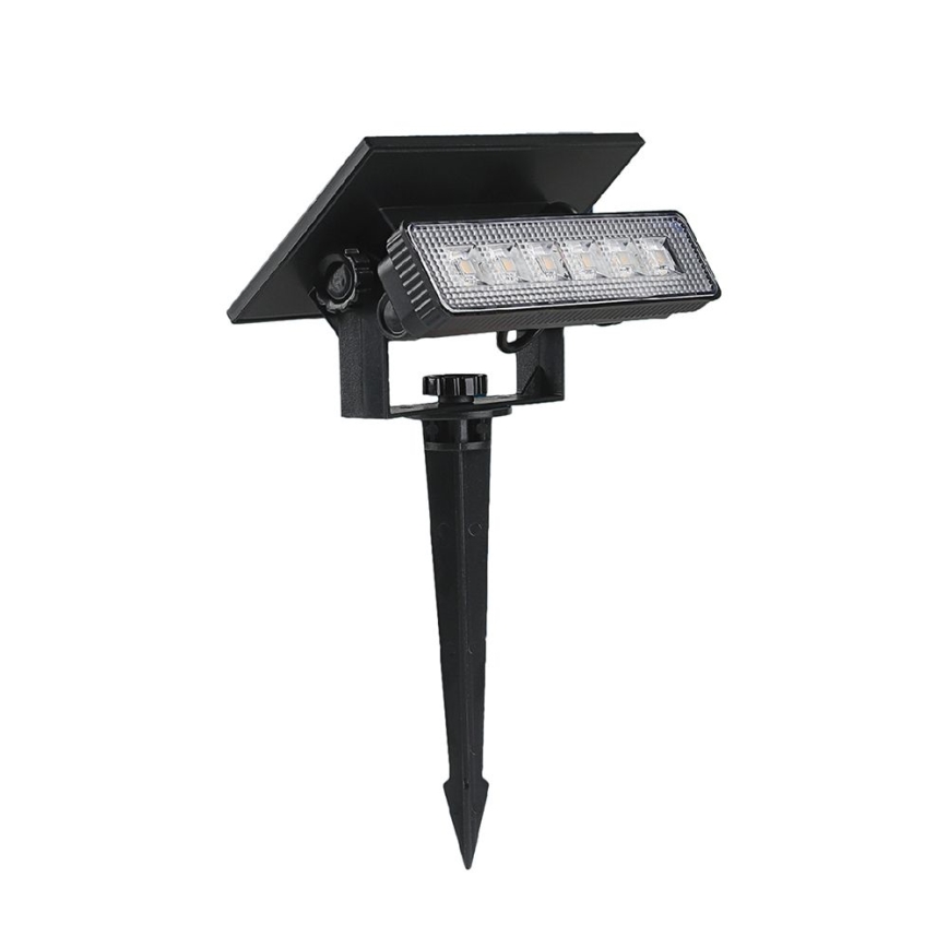 LED-Solarleuchte 2in1 LED/0,9W/3,7V 3000K IP65 1200 mAh schwarz