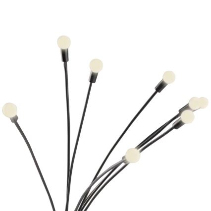 LED Solarleuchte FIORINI 8xLED/1,2V 600 mAh IP44 Schwarz