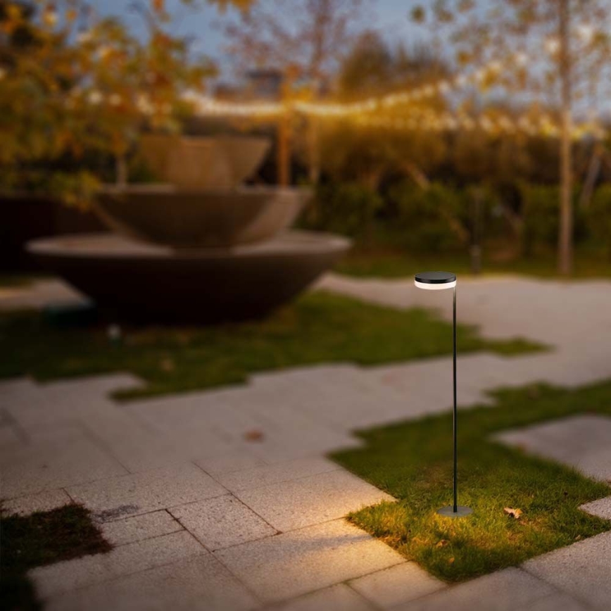LED-Solarleuchte für den Außenbereich LED/2W/3,7V 3000K IP54 schwarz