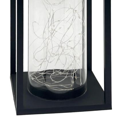 LED-Solarleuchte GLAMOUR LED/1,2V 600 mAh IP44 schwarz